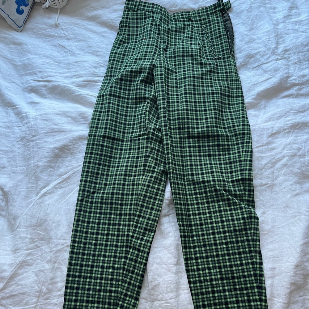 Plaid Highwaist Pants